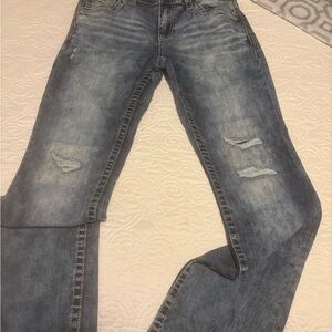 Buckle Black Men's Distressed Jeans